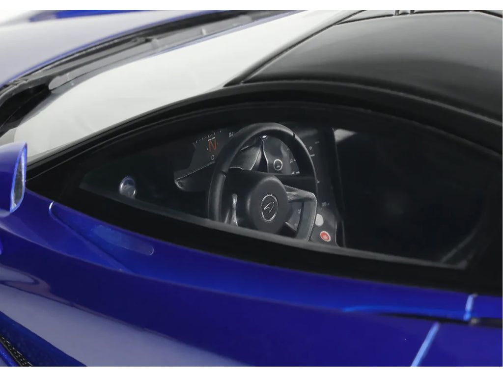2023 McLaren 750S Coupe Blue Metallic with Black Top 1/18 Model Car by GT Spirit - image 2
