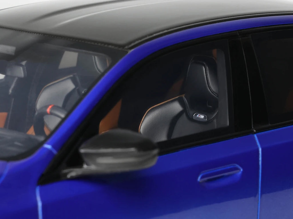 2024 BMW M5 (G90) Marina Bay Blue Metallic with Black Top 1/18 Model Car by GT Spirit - image 3