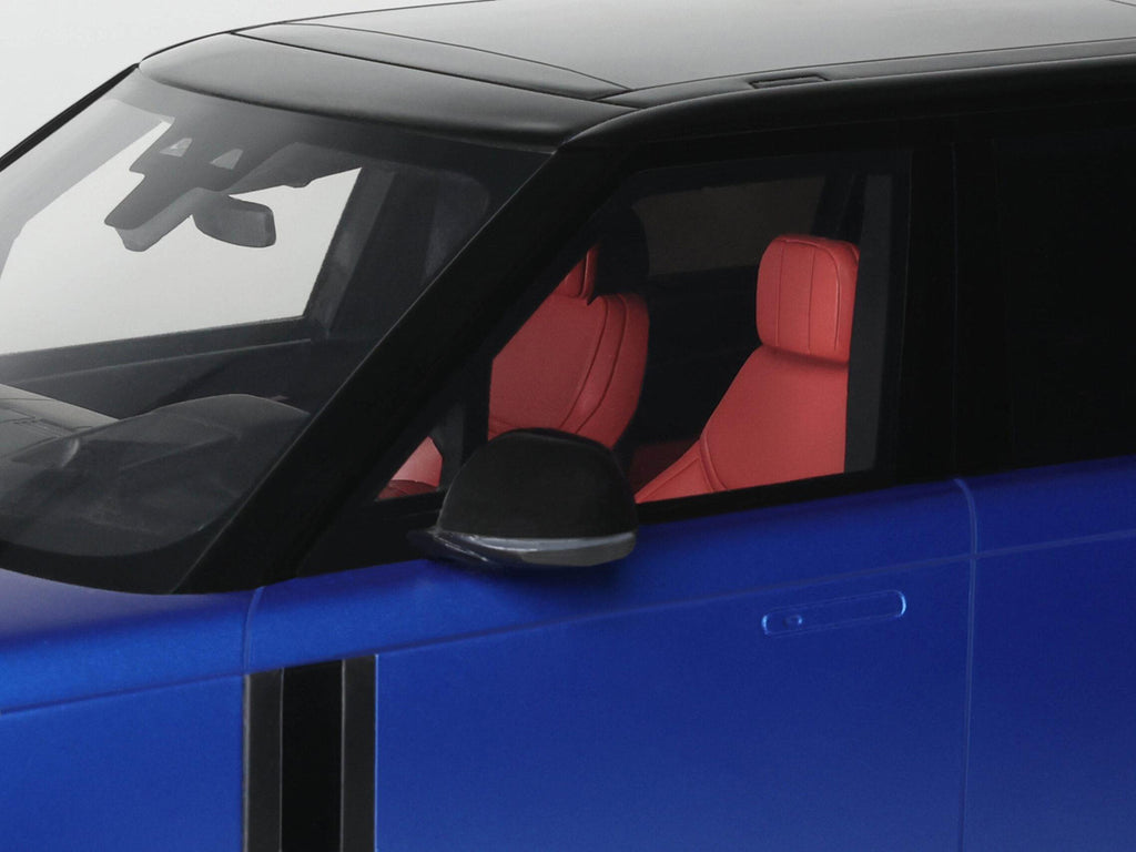 2024 Range Rover P615 SV Blue Metallic with Black Top 1/18 Model Car by GT Spirit - image 3
