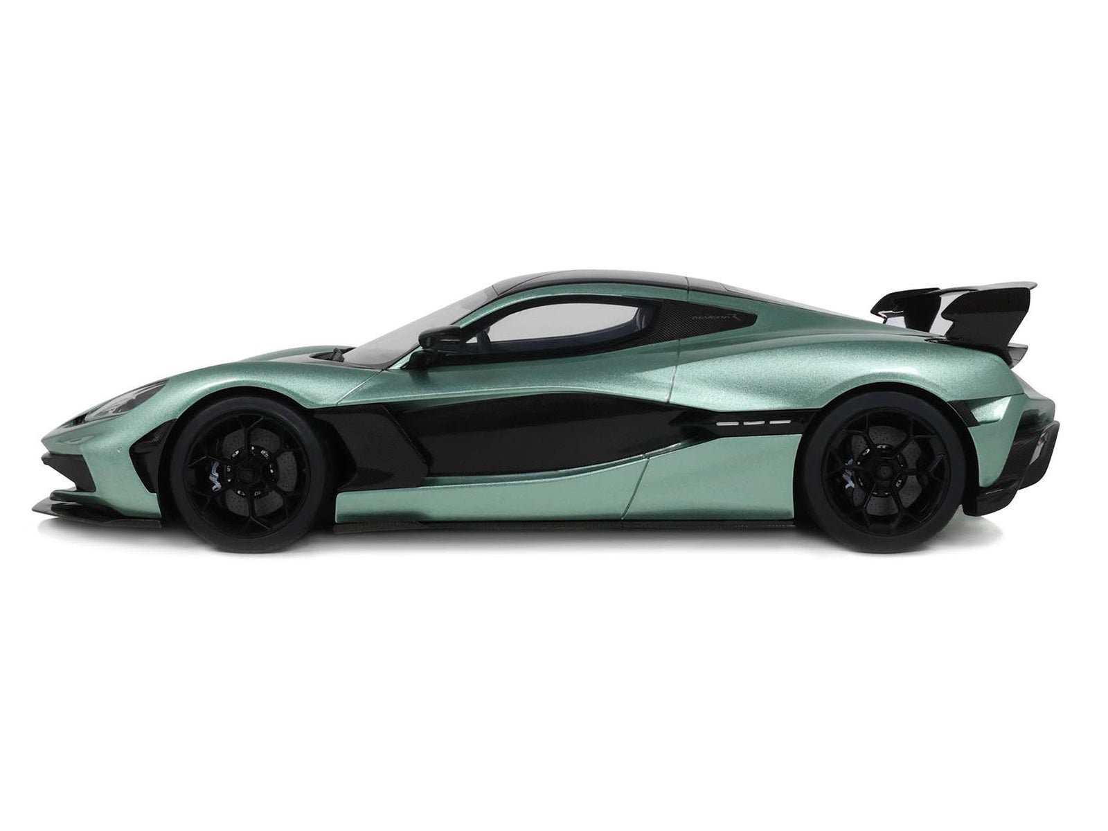 2024 Rimac Nevera R Green Metallic with Black Top 1/18 Model Car by GT Spirit - image 4