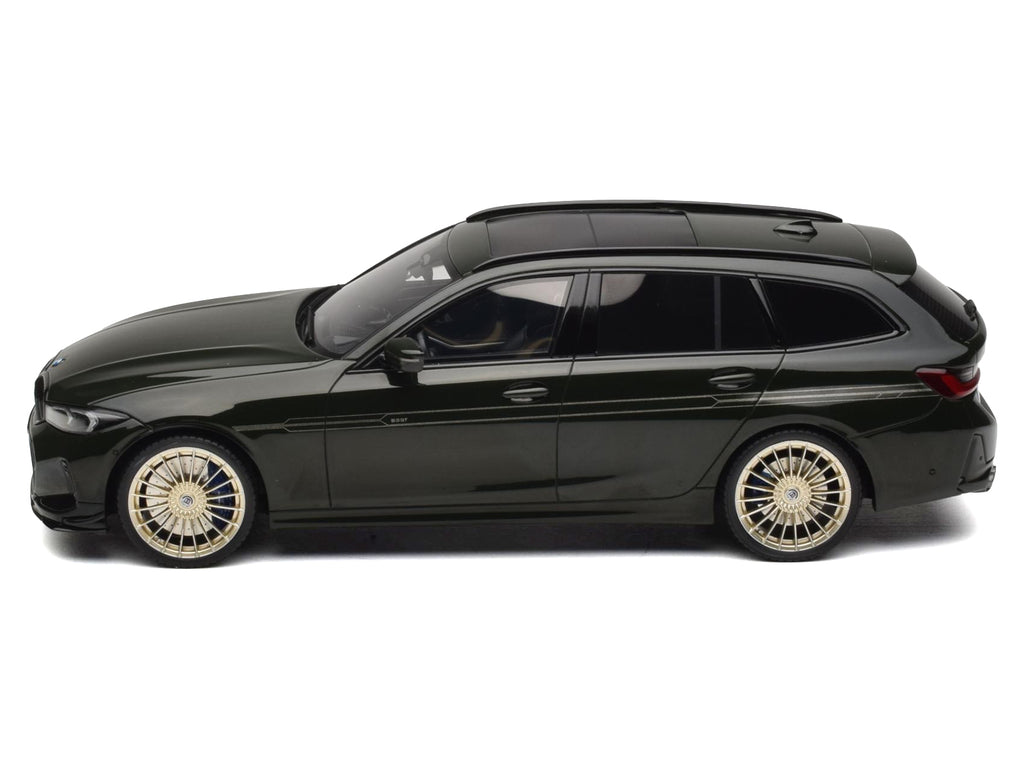 2025 BMW Alpina B3 GT Touring Green Metallic 1/18 Model Car by GT Spirit