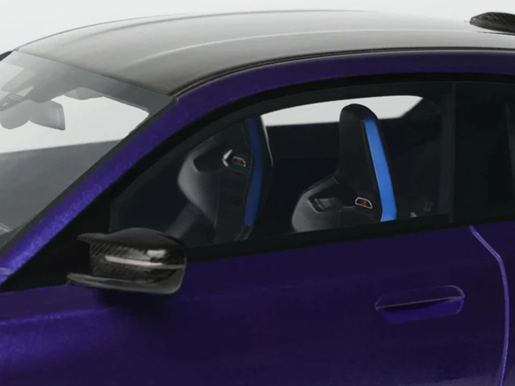 2025 BMW M2 CS Blue Metallic with Black Top 1/18 Model Car by GT Spirit - image 2