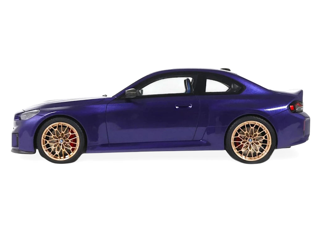 2025 BMW M2 CS Blue Metallic with Black Top 1/18 Model Car by GT Spirit - image 4