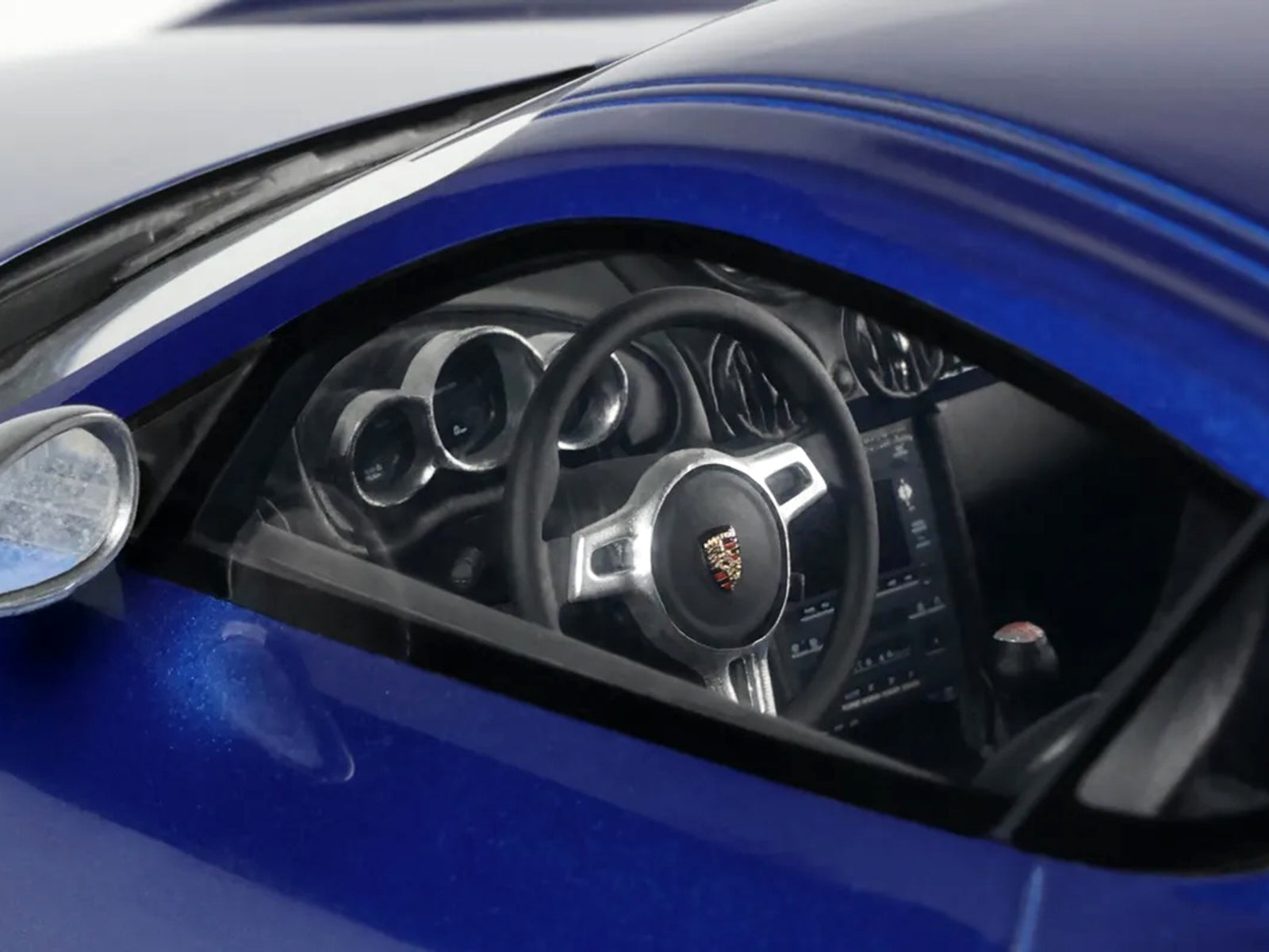 2012 Porsche Cayman R Aqua Blue Metallic 1/18 Model Car by GT Spirit - image 2