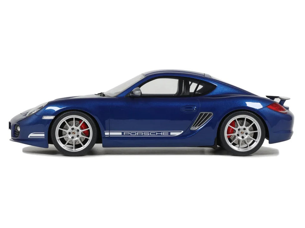 2012 Porsche Cayman R Aqua Blue Metallic 1/18 Model Car by GT Spirit - image 4