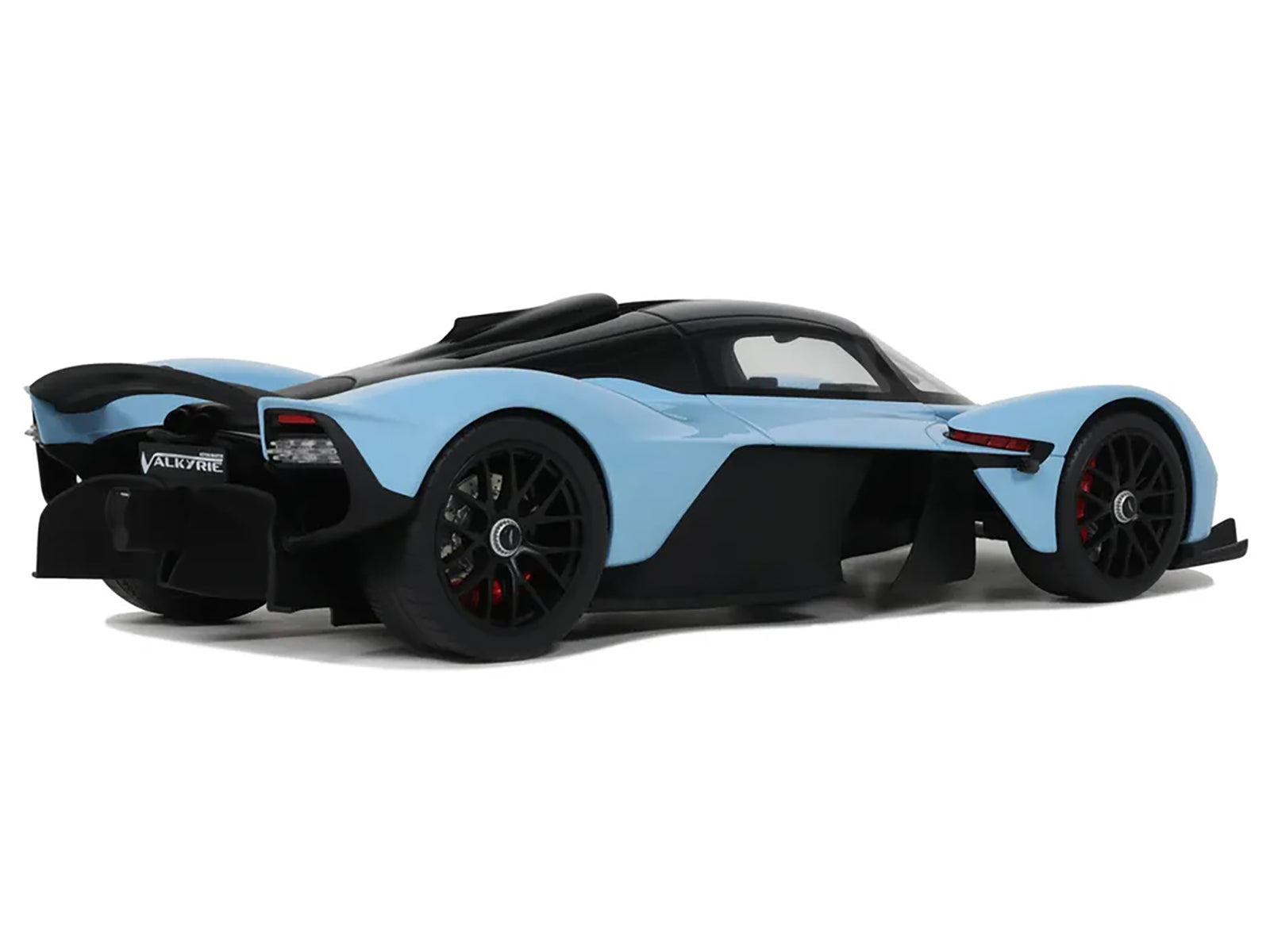 2023 Aston Martin Valkyrie Light Blue with Black Top 1/18 Model Car by GT Spirit - image 4