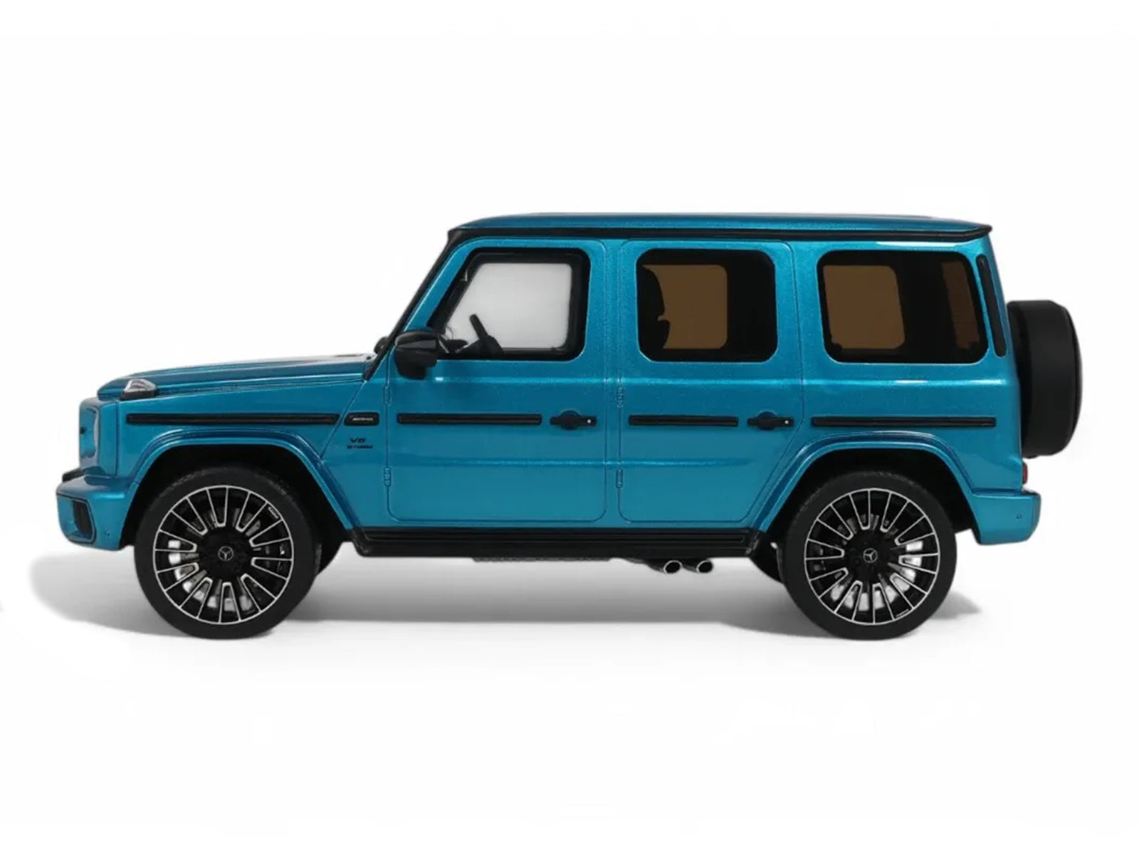 2024 Mercedes-Benz G 63 AMG Hyper Blue Magno Metallic 1/18 Model Car by GT Spirit - image 4