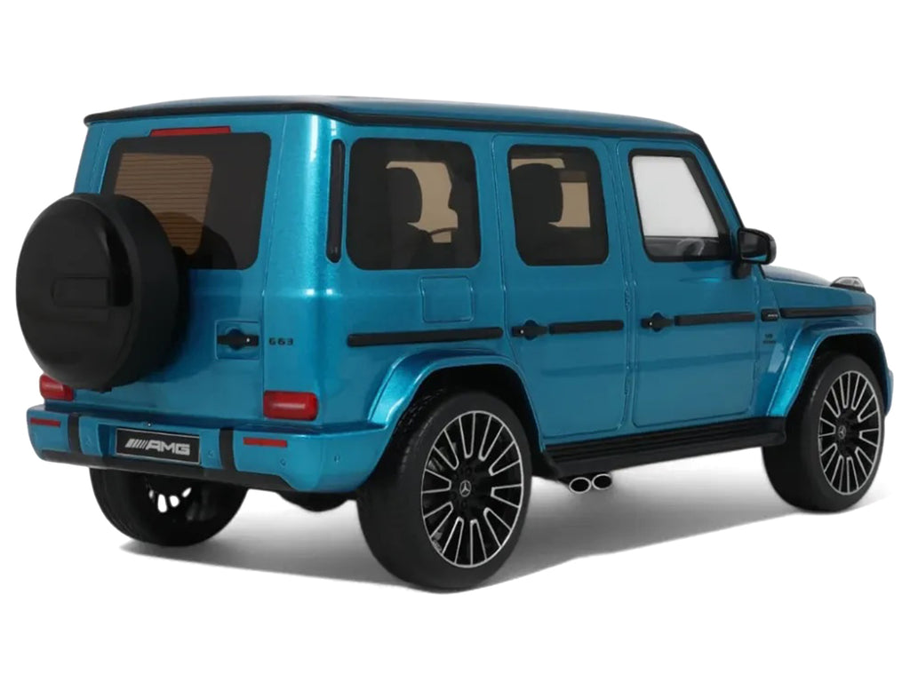 2024 Mercedes-Benz G 63 AMG Hyper Blue Magno Metallic 1/18 Model Car by GT Spirit - image 5