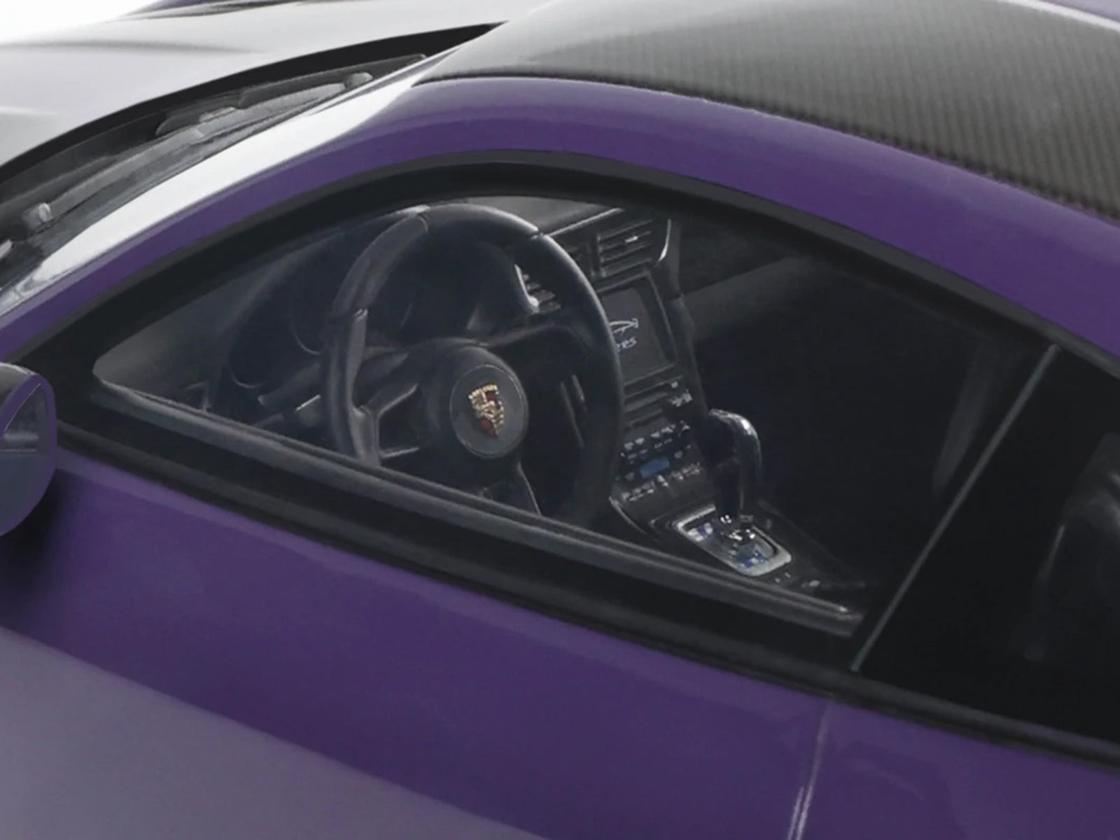 2021 Porsche 911 (991.2) GT2 RS Ultraviolet Metallic with Carbon Stripes 1/18 Model Car by GT Spirit - image 2
