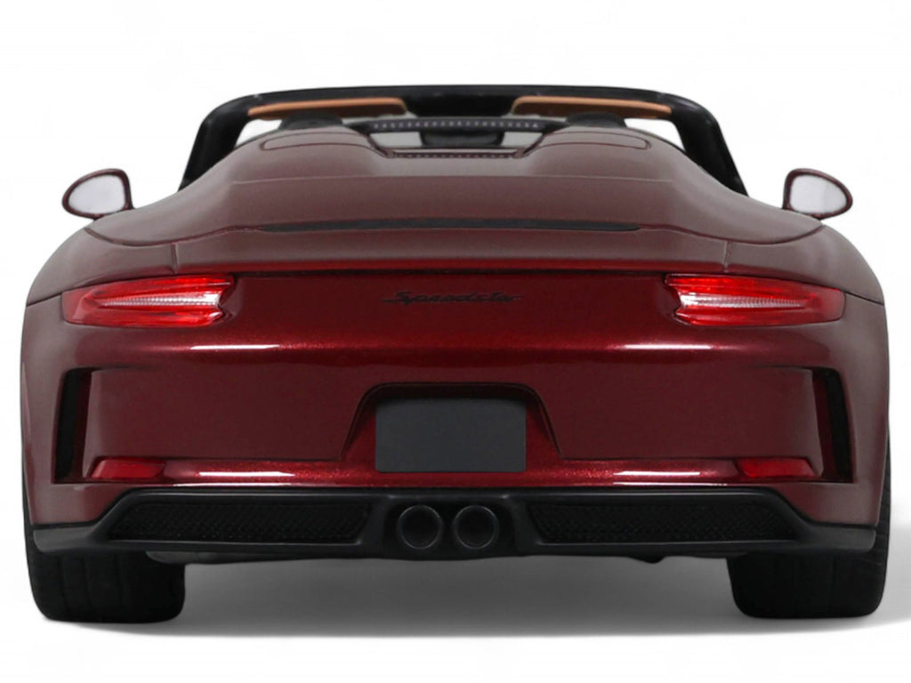 2019 Porsche 911 (991.2) Speedster #57 "Heritage Edition" Cherry Red Metallic 1/18 Model Car by GT Spirit - image 5