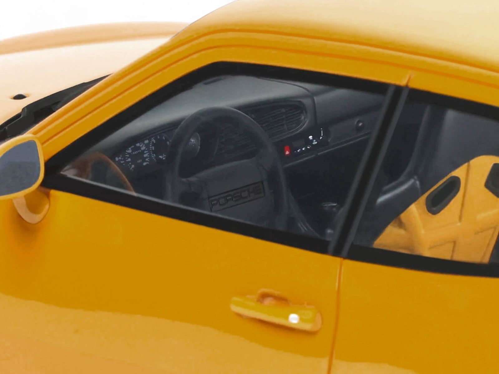 1993 Porsche 968 Turbo S Yellow 1/18 Model Car by GT Spirit - image 2