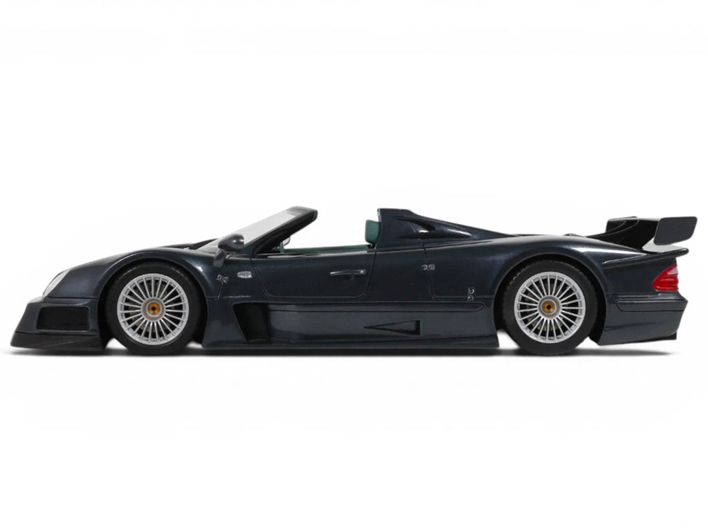1999 Mercedes-Benz AMG CLK-GTR Roadster Gray Metallic 1/18 Model Car by GT Spirit