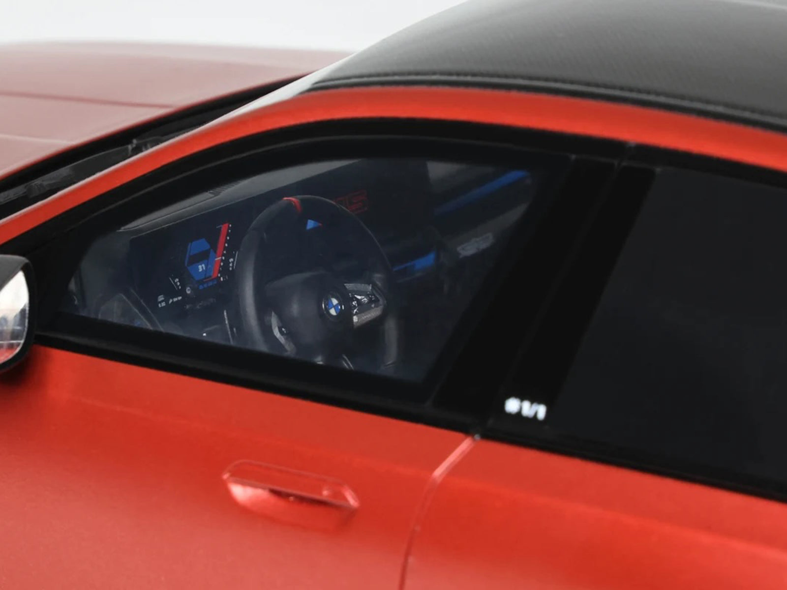 2025 BMW M5 (G90) Pebble Beach Edition Fire Orange Metallic with Black Top 1/18 Model Car by GT Spirit - image 3
