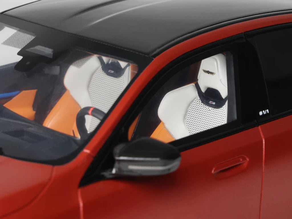 2025 BMW M5 (G90) Pebble Beach Edition Fire Orange Metallic with Black Top 1/18 Model Car by GT Spirit - image 2