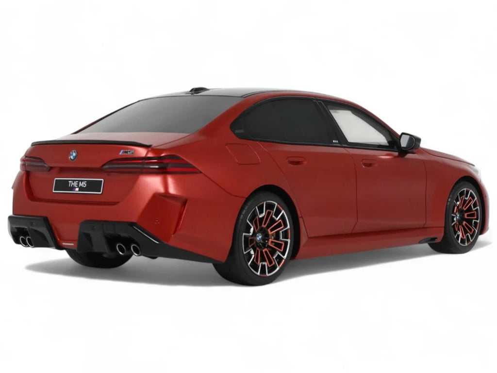 2025 BMW M5 (G90) Pebble Beach Edition Fire Orange Metallic with Black Top 1/18 Model Car by GT Spirit - image 5
