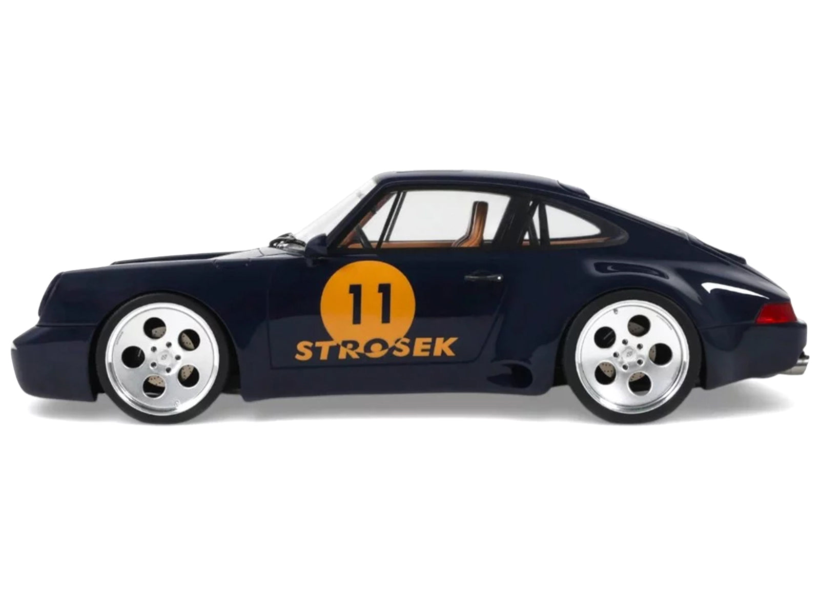 2024 Porsche 911 Strosek Mega 30 #11 Blue 1/18 Model Car by GT Spirit