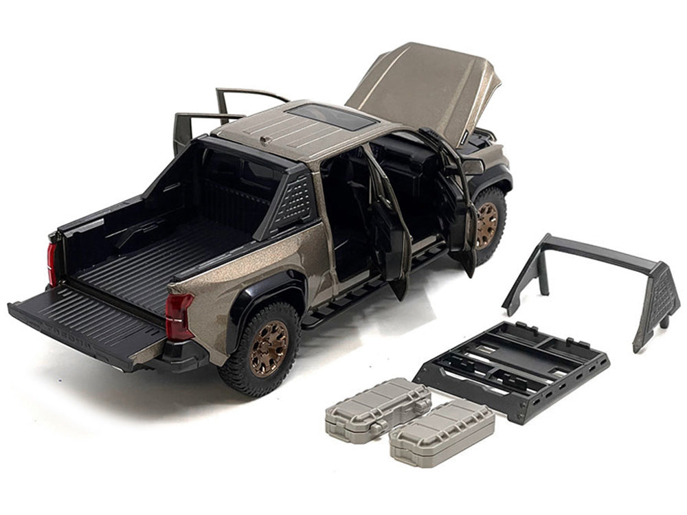 2024 Toyota Tacoma Trailhunter Edition Pickup Truck Bronze Metallic 1/24 Diecast Model Car - image 2