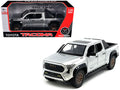 2024 Toyota Tacoma Trailhunter Edition Pickup Truck Silver Metallic 1/24 Diecast Model Car