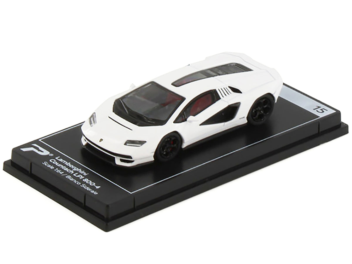 Lamborghini Countach LPI 800-4 Bianco Siderale White "Hypercar League Collection" 1/64 Diecast Model Car by PosterCars - image 2