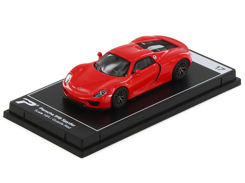 Porsche 918 Spyder Guards Red "Hypercar League Collection" 1/64 Diecast Model Car by PosterCars - image 2