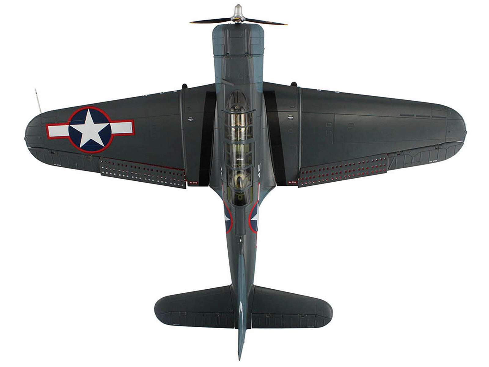 Douglas SBD-5 Dauntless Bomber Aircraft "VB-16 USS Lexington" (1943) United States Navy "Premium Collection" 1/32 Diecast Model by Hobby Master - image 4