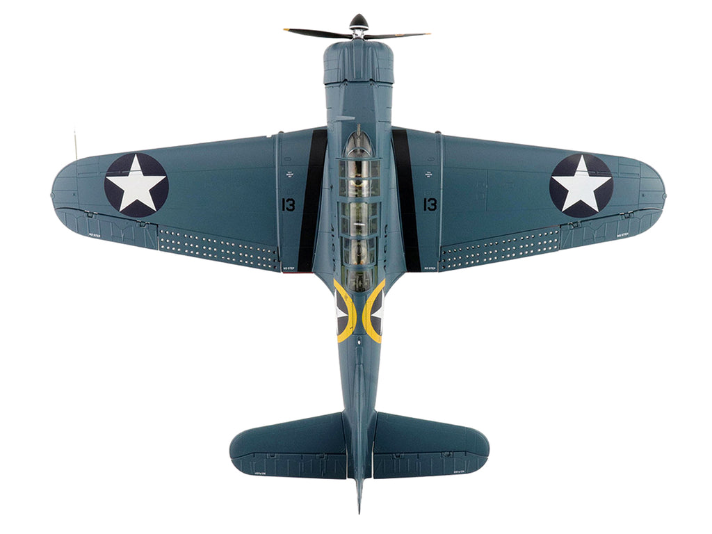 Douglas SBD-3 Dauntless Aircraft "06624 41-S-13 Operation Torch VS-41 USS Ranger" (1942) United States Navy "Premium Collection" 1/32 Diecast Model by Hobby Master - image 4