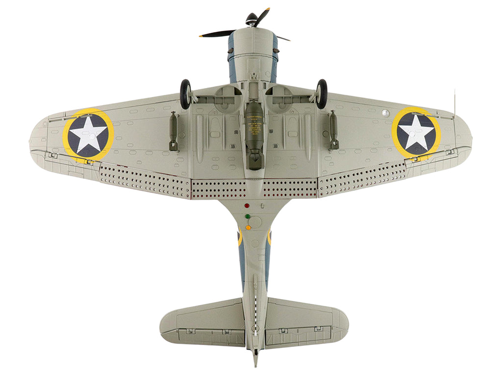 Douglas SBD-3 Dauntless Aircraft "06624 41-S-13 Operation Torch VS-41 USS Ranger" (1942) United States Navy "Premium Collection" 1/32 Diecast Model by Hobby Master - image 5