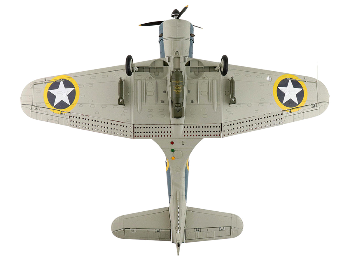 Douglas SBD-3 Dauntless Aircraft "06624 41-S-13 Operation Torch VS-41 USS Ranger" (1942) United States Navy "Premium Collection" 1/32 Diecast Model by Hobby Master - image 5