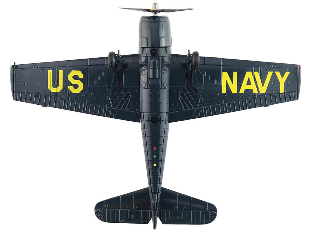 Grumman F6F-5 Hellcat Fighter Aircraft "Blue Angels #2" (1946) United States Navy "Air Power Series" 1/72 Diecast Model by Hobby Master - image 3
