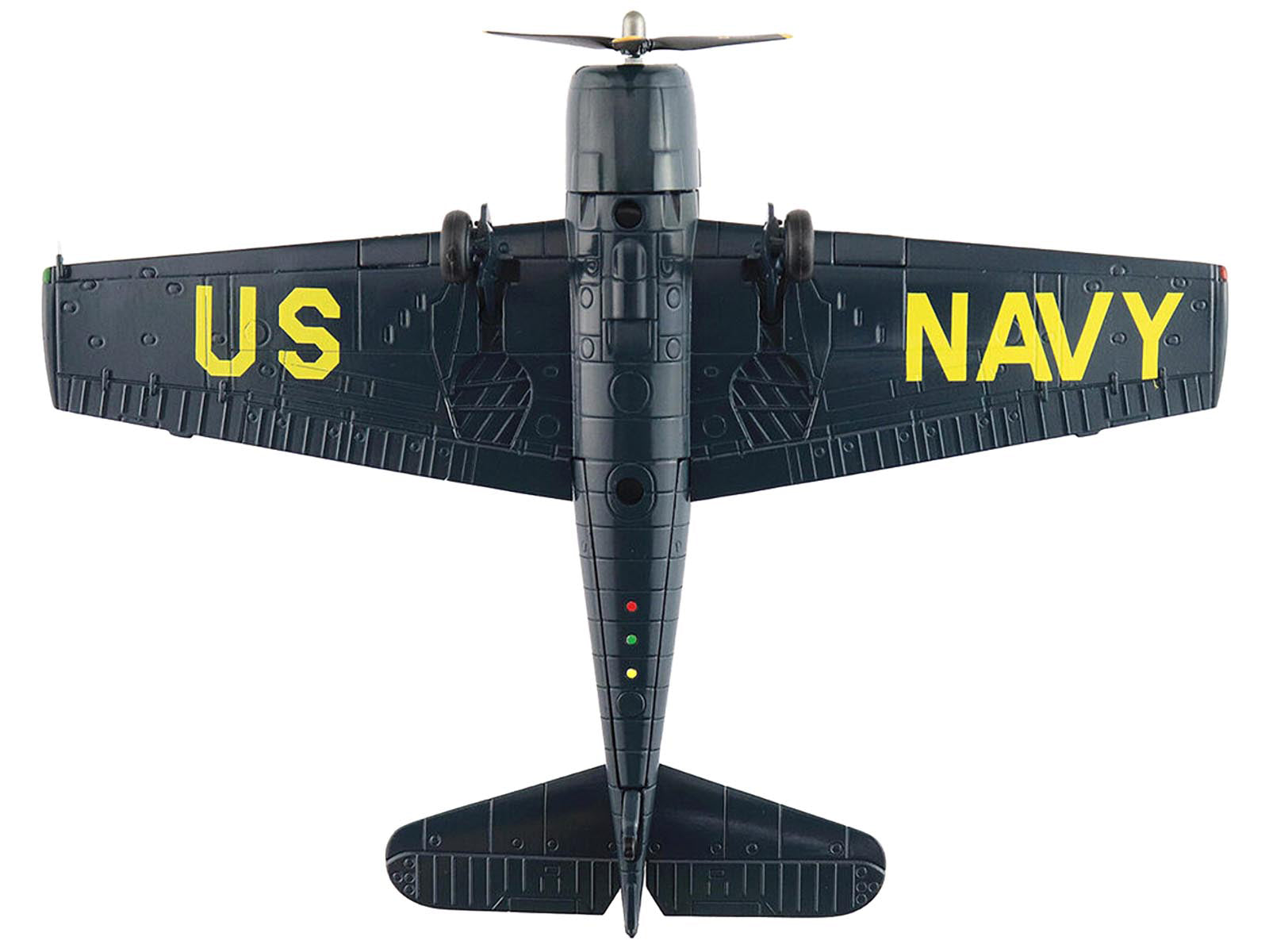 Grumman F6F-5 Hellcat Fighter Aircraft "Blue Angels #2" (1946) United States Navy "Air Power Series" 1/72 Diecast Model by Hobby Master - image 3