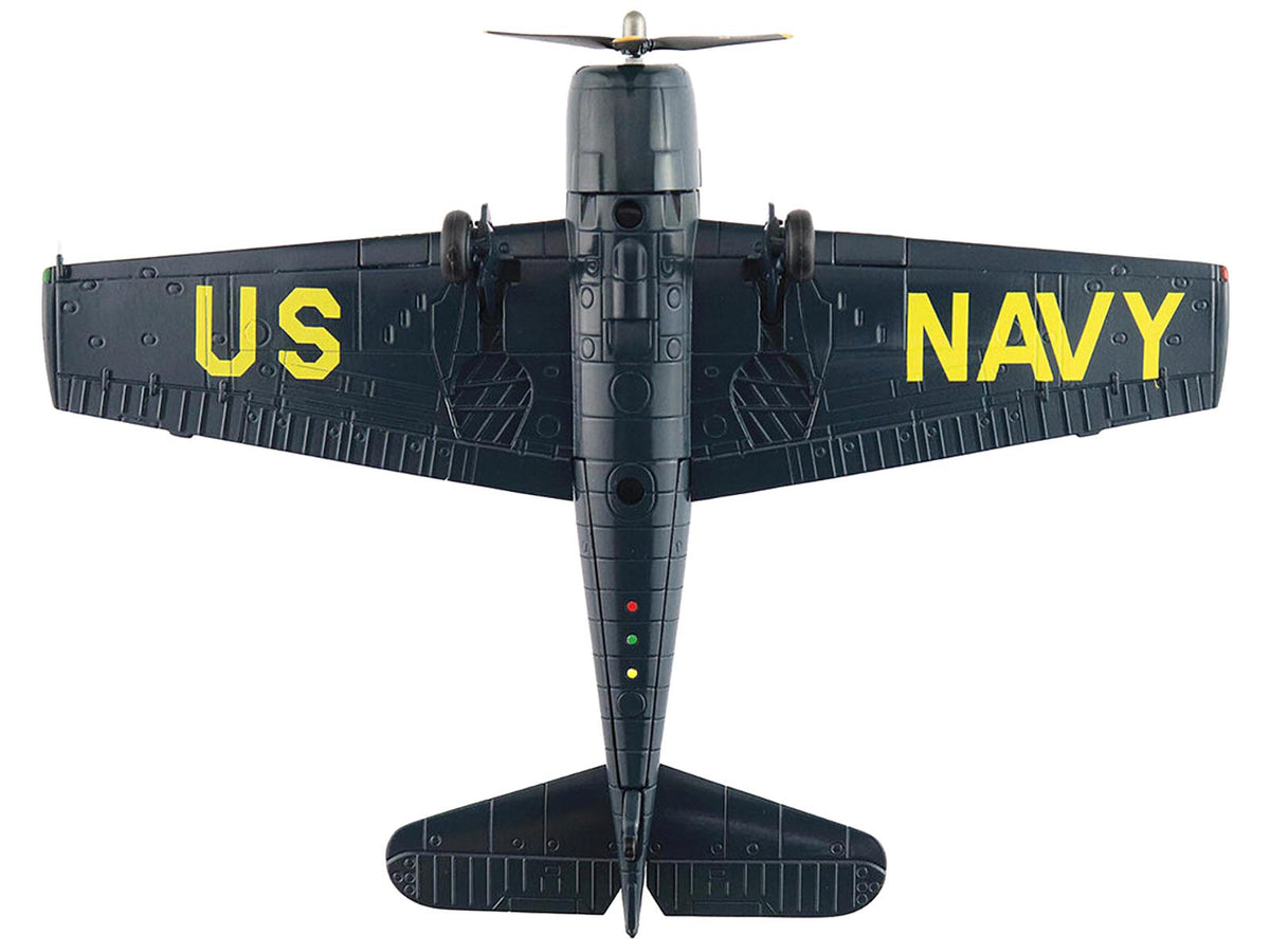 Grumman F6F-5 Hellcat Fighter Aircraft "Blue Angels #2" (1946) United States Navy "Air Power Series" 1/72 Diecast Model by Hobby Master - image 3