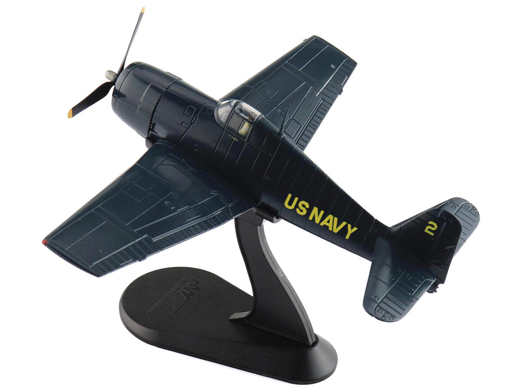 Grumman F6F-5 Hellcat Fighter Aircraft "Blue Angels #2" (1946) United States Navy "Air Power Series" 1/72 Diecast Model by Hobby Master - image 4