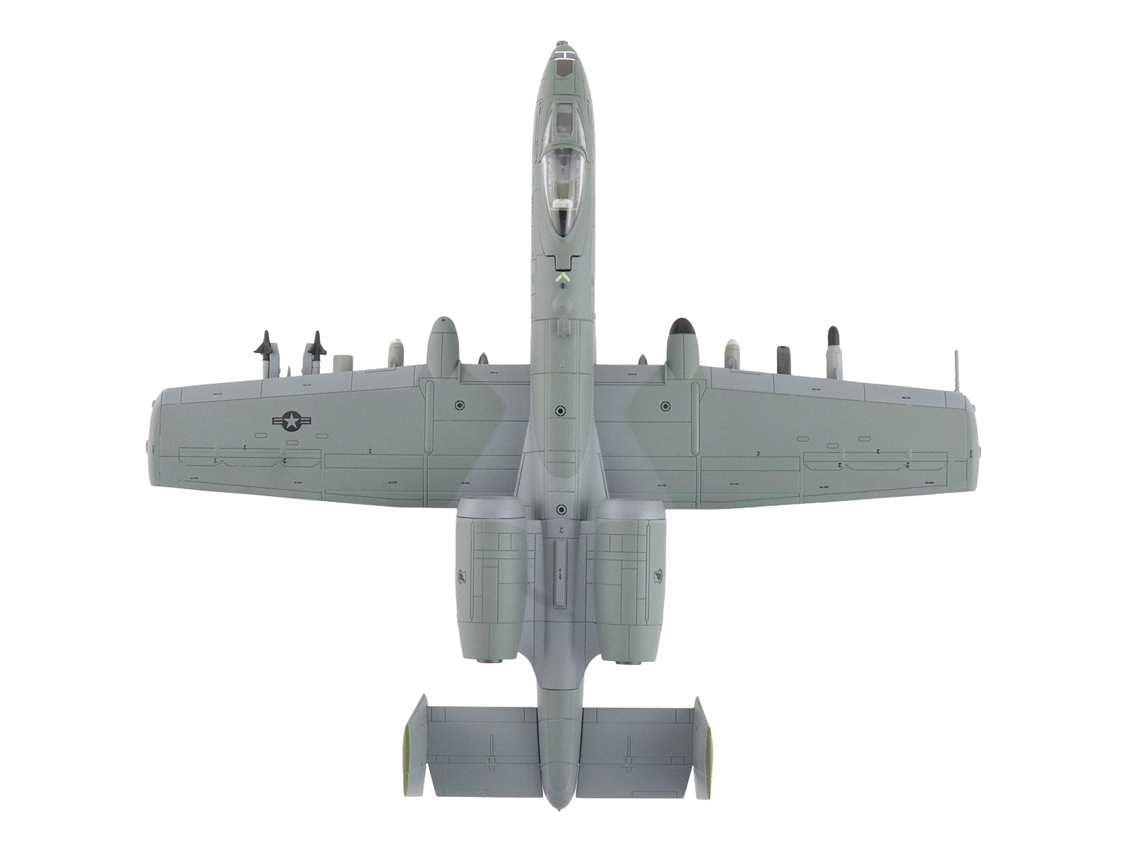Fairchild Republic A-10C Thunderbolt II Attack Aircraft "80-0283 25th FS 51st FW Osan Air Base" (2015) United States Air Force "Air Power Series" 1/72 Diecast Model by Hobby Master - image 3