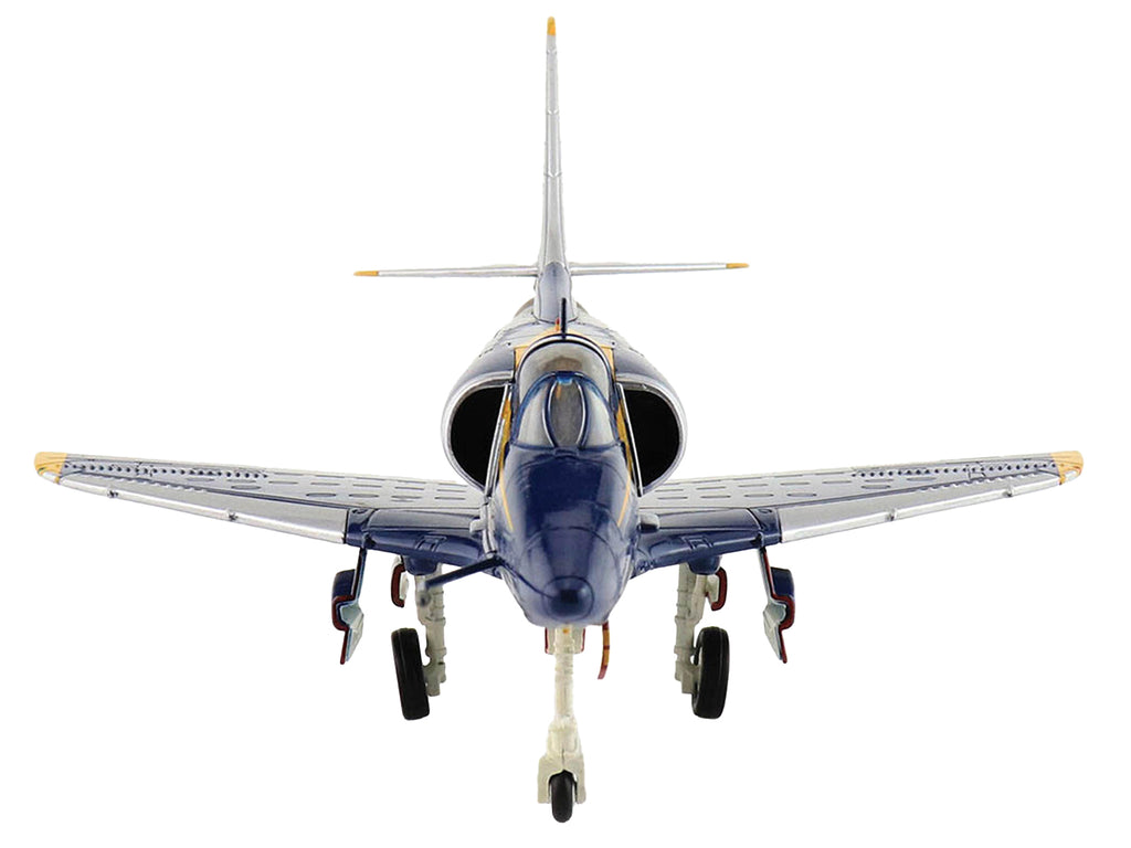 Douglas A-4F Skyhawk Aircraft "Blue Angels Tokushima Airbase Dr. Nakanishi #8" (2008) United States Navy "Air Power Series" 1/72 Diecast Model by Hobby Master - image 3