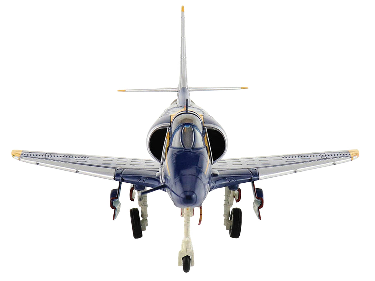Douglas A-4F Skyhawk Aircraft "Blue Angels Tokushima Airbase Dr. Nakanishi #8" (2008) United States Navy "Air Power Series" 1/72 Diecast Model by Hobby Master - image 3