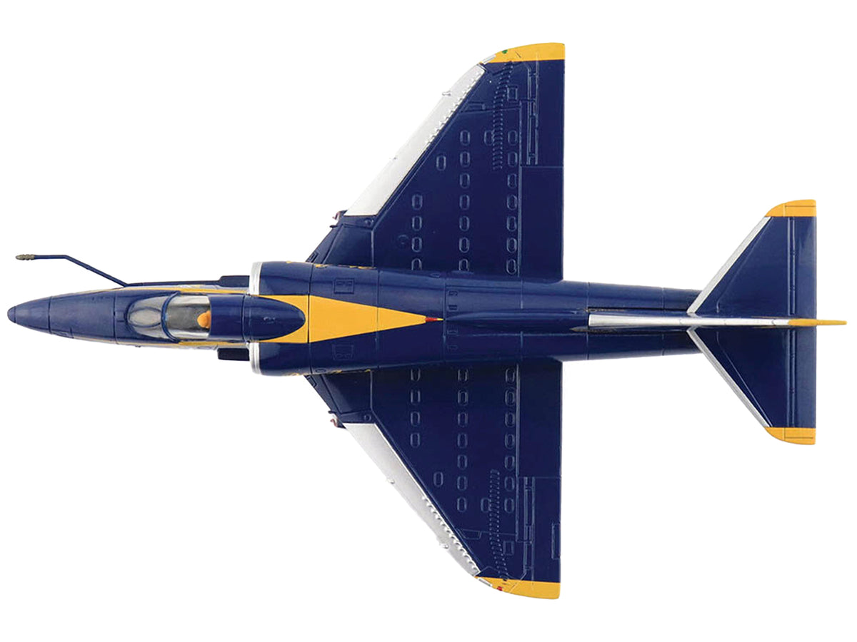 Douglas A-4F Skyhawk Aircraft "Blue Angels Tokushima Airbase Dr. Nakanishi #8" (2008) United States Navy "Air Power Series" 1/72 Diecast Model by Hobby Master - image 4