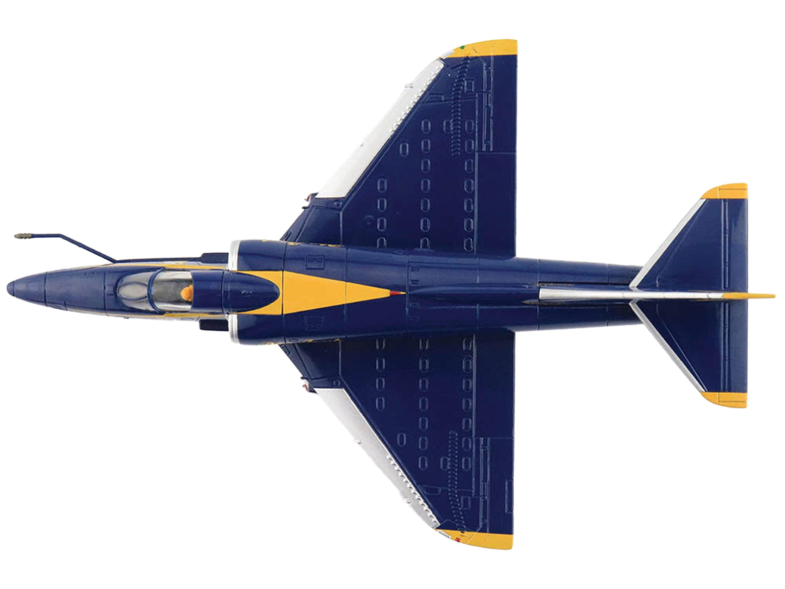 Douglas A-4F Skyhawk Aircraft "Blue Angels Tokushima Airbase Dr. Nakanishi #8" (2008) United States Navy "Air Power Series" 1/72 Diecast Model by Hobby Master - image 4