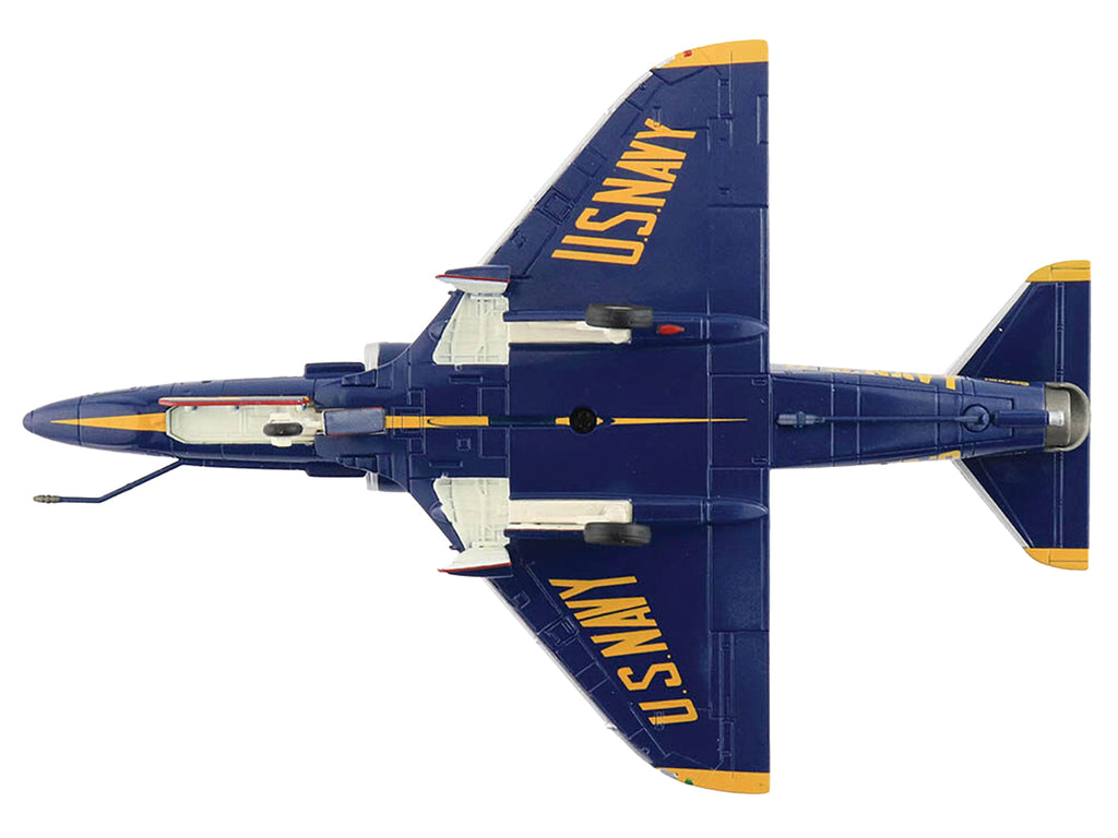 Douglas A-4F Skyhawk Aircraft "Blue Angels Tokushima Airbase Dr. Nakanishi #8" (2008) United States Navy "Air Power Series" 1/72 Diecast Model by Hobby Master - image 5