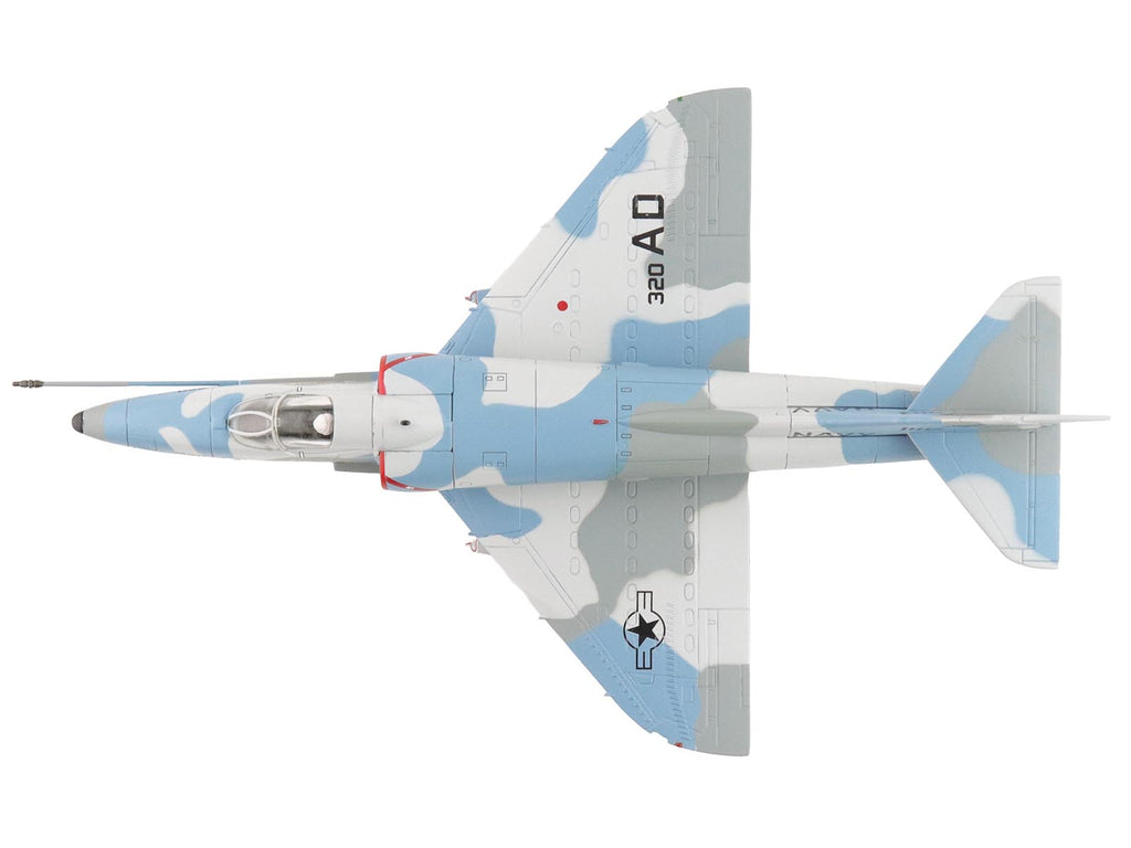 Douglas A-4E Skyhawk Aircraft "151118 Aggressor Scheme VA-43" (1975) United States Navy "Air Power Series" 1/72 Diecast Model by Hobby Master - image 4