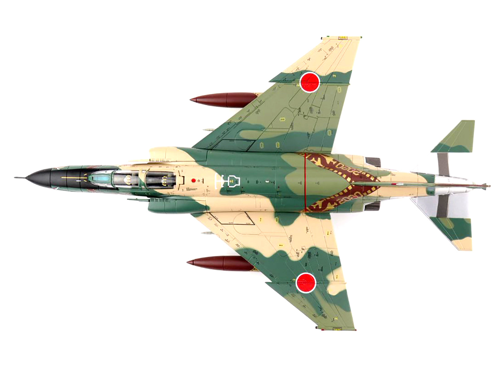 McDonnell Douglas RF-4E Phantom II Fighter Aircraft 57-6907 JASDF "501 SQ Final Year 2020" "Air Power Series" 1/72 Scale Model by Hobby Master - image 4