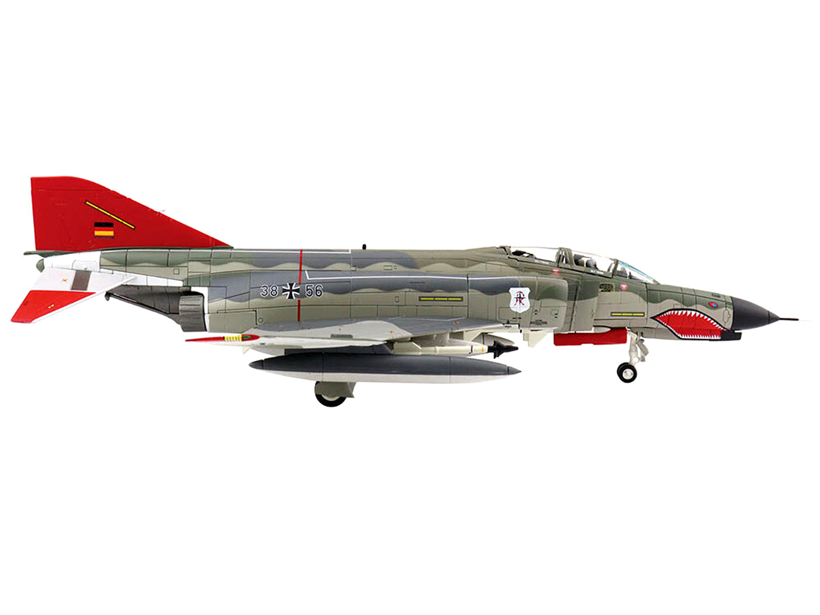 McDonnell Douglas F-4F Phantom II "Norm 81" Fighter Aircraft "JG 71 "Richthofen" GAFTIC 86 CFB Goose Bay Canada" (May 1986) "Air Power Series" 1/72 Diecast Model by Hobby Master - image 2