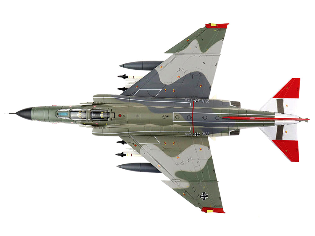 McDonnell Douglas F-4F Phantom II "Norm 81" Fighter Aircraft "JG 71 "Richthofen" GAFTIC 86 CFB Goose Bay Canada" (May 1986) "Air Power Series" 1/72 Diecast Model by Hobby Master - image 4