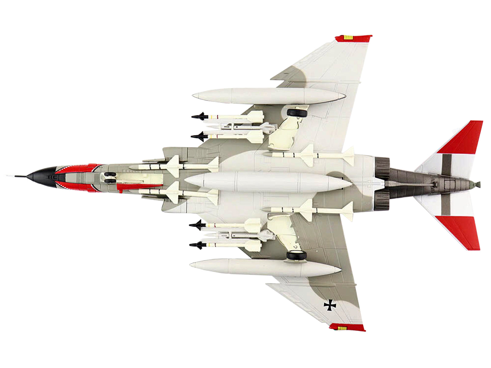 McDonnell Douglas F-4F Phantom II "Norm 81" Fighter Aircraft "JG 71 "Richthofen" GAFTIC 86 CFB Goose Bay Canada" (May 1986) "Air Power Series" 1/72 Diecast Model by Hobby Master - image 5