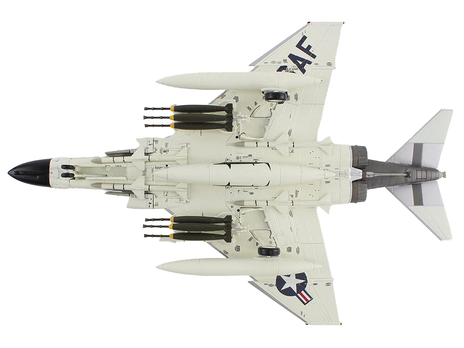 McDonnell Douglas F-4C Phantom II Fighter-Bomber Aircraft "45th TFS Ubon Thailand" (1965) United States Air Force "Air Power Series" 1/72 Diecast Model by Hobby Master - image 5