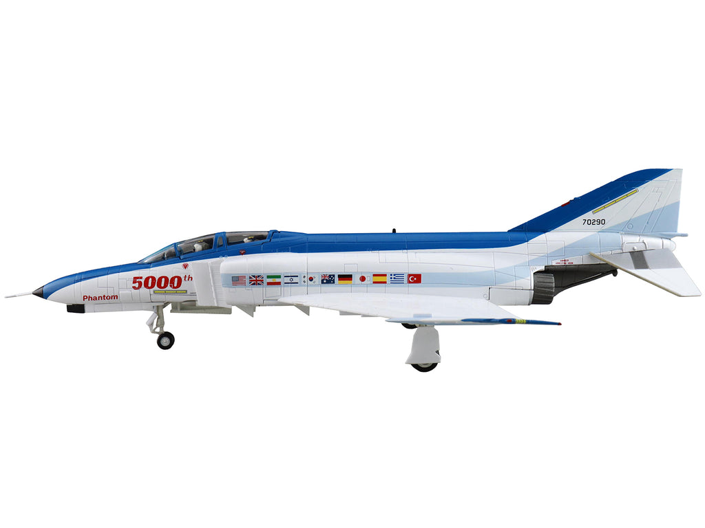 McDonnell Douglas F-4E Phantom II Fighter-Bomber Aircraft "70290 5000th Phantom St Louis" (1978) United States Air Force "Air Power Series" 1/72 Diecast Model by Hobby Master - image 2