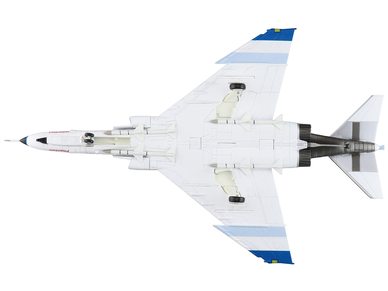 McDonnell Douglas F-4E Phantom II Fighter-Bomber Aircraft "70290 5000th Phantom St Louis" (1978) United States Air Force "Air Power Series" 1/72 Diecast Model by Hobby Master - image 4