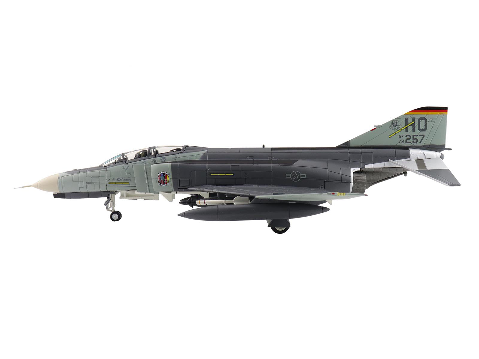 McDonnell Douglas F-4F Phantom II Fighter-Bomber Aircraft "AF72-257 20th Fighter Squadron 49th Fighter Wing Holloman AFB" (2002) United States Air Force "Air Power Series" 1/72 Diecast Model by Hobby Master - image 2