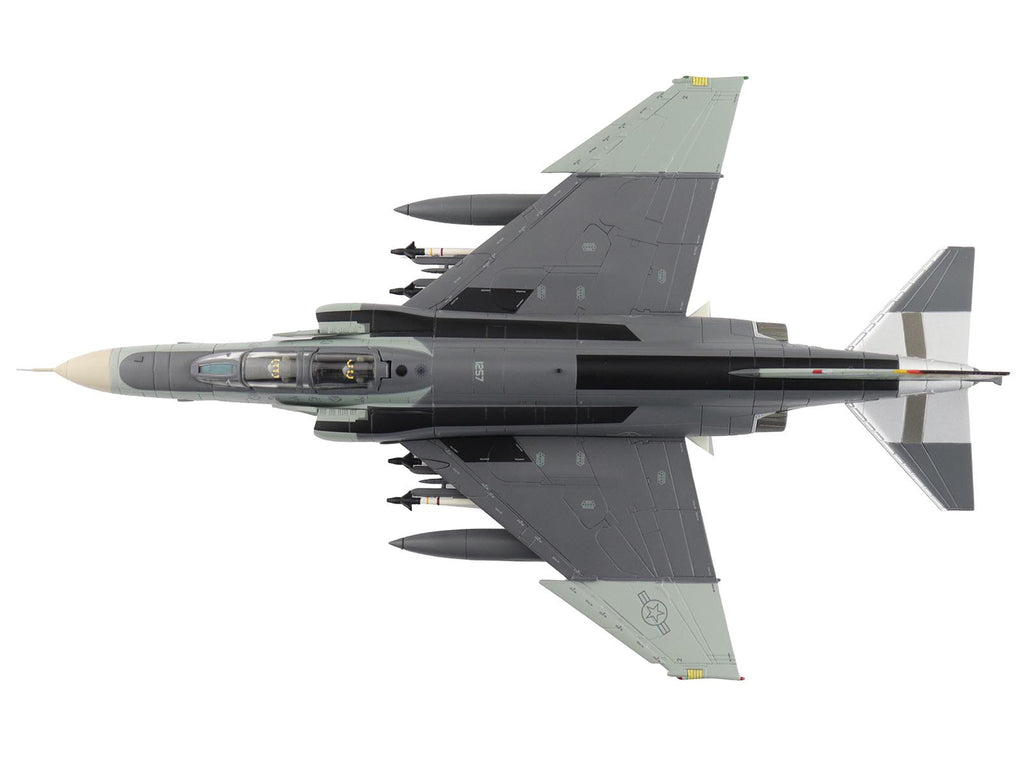 McDonnell Douglas F-4F Phantom II Fighter-Bomber Aircraft "AF72-257 20th Fighter Squadron 49th Fighter Wing Holloman AFB" (2002) United States Air Force "Air Power Series" 1/72 Diecast Model by Hobby Master - image 3