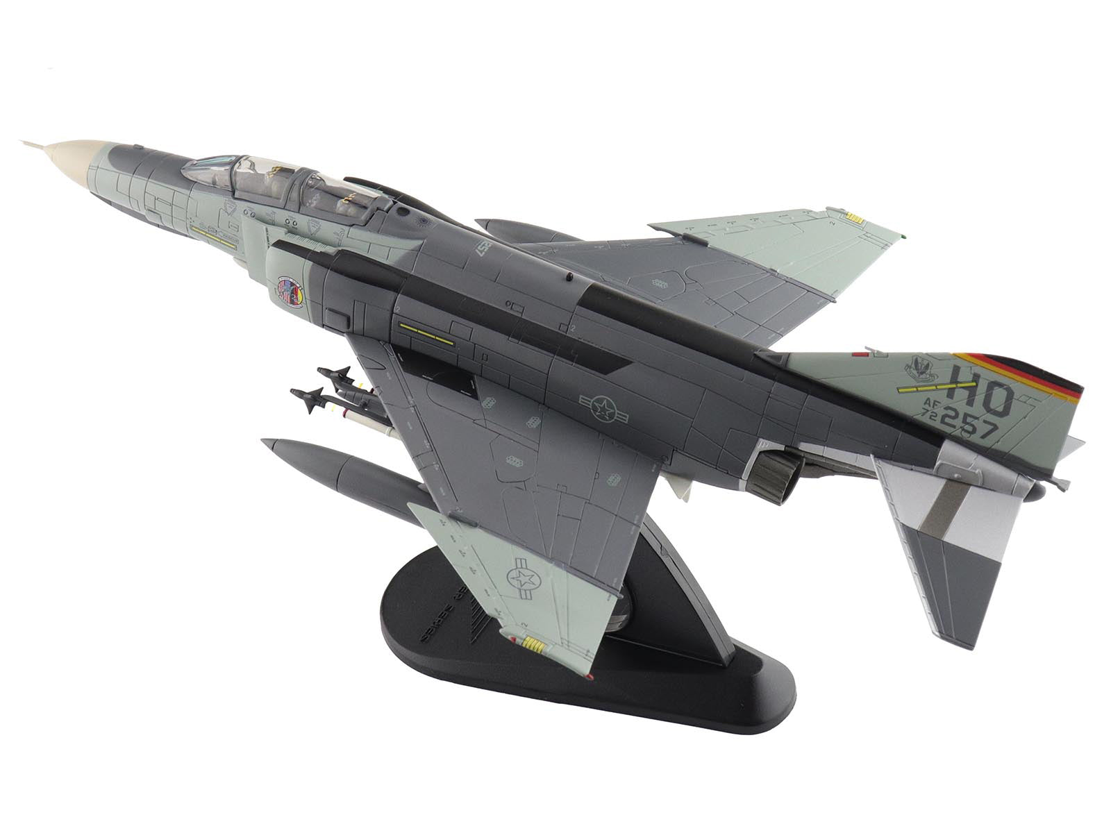 McDonnell Douglas F-4F Phantom II Fighter-Bomber Aircraft "AF72-257 20th Fighter Squadron 49th Fighter Wing Holloman AFB" (2002) United States Air Force "Air Power Series" 1/72 Diecast Model by Hobby Master - image 5