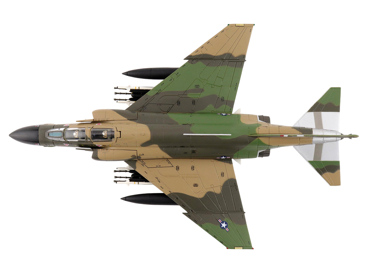 McDonnell Douglas F-4D Phantom II Fighter-Bomber Aircraft "66-8738 Night Owl 497th TFS Ubon RTAFB Thailand" (1972) United States Air Force "Air Power Series" 1/72 Diecast Model by Hobby Master - image 4